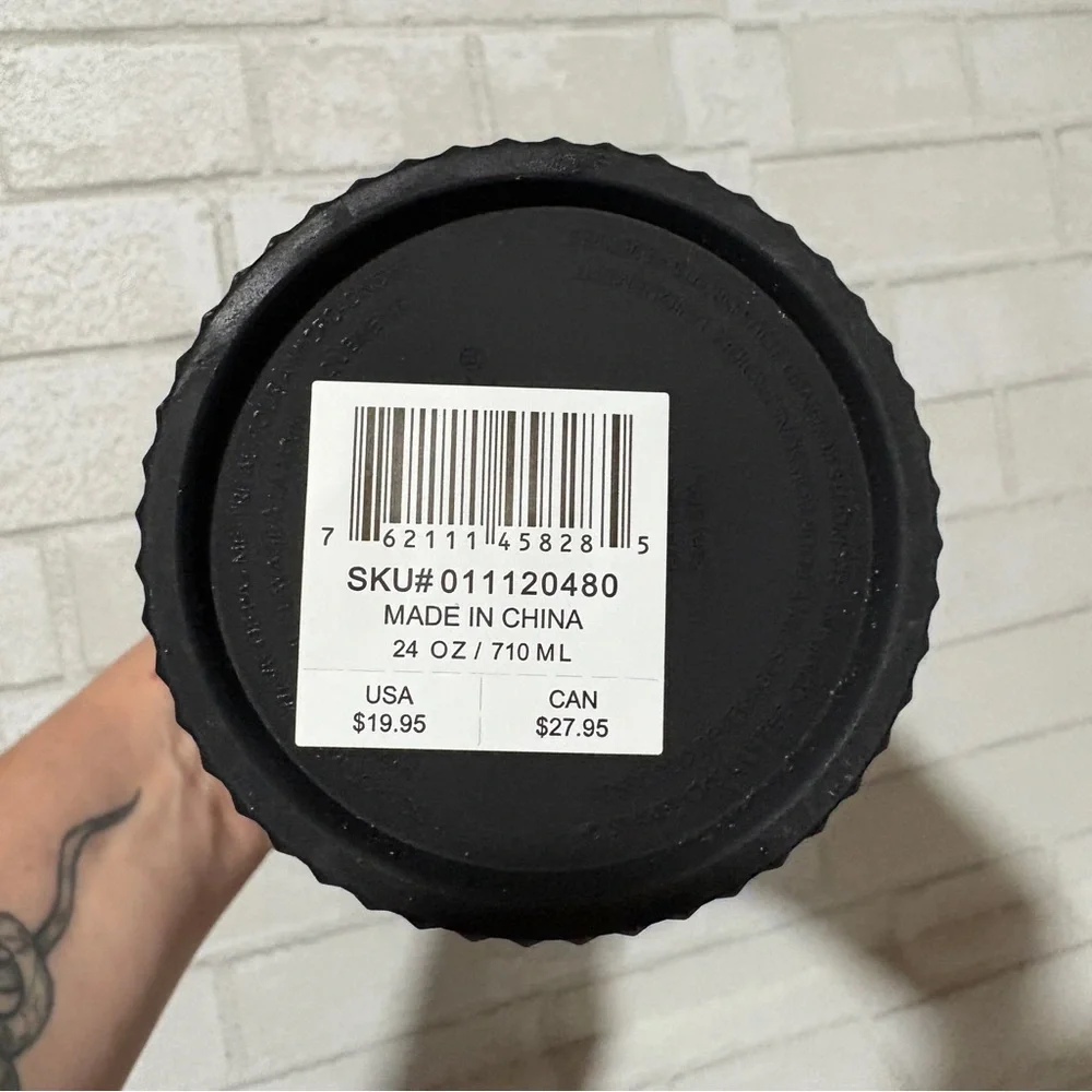 Starbucks Matte Black Studded Tumbler with Straw Fall 2019 Rare NEW Condition!